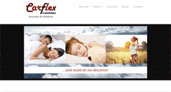 Desktop Screenshot of carflexcolchoes.com