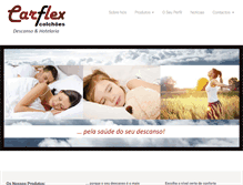 Tablet Screenshot of carflexcolchoes.com
